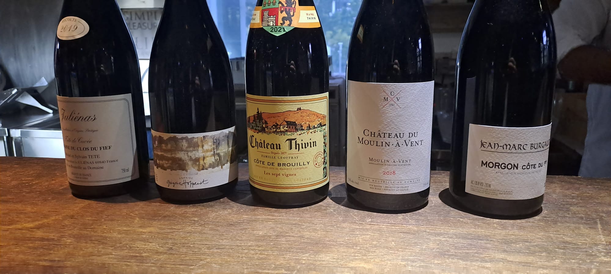 Beaujolais tasting at “Le Bistrot du sommelier”