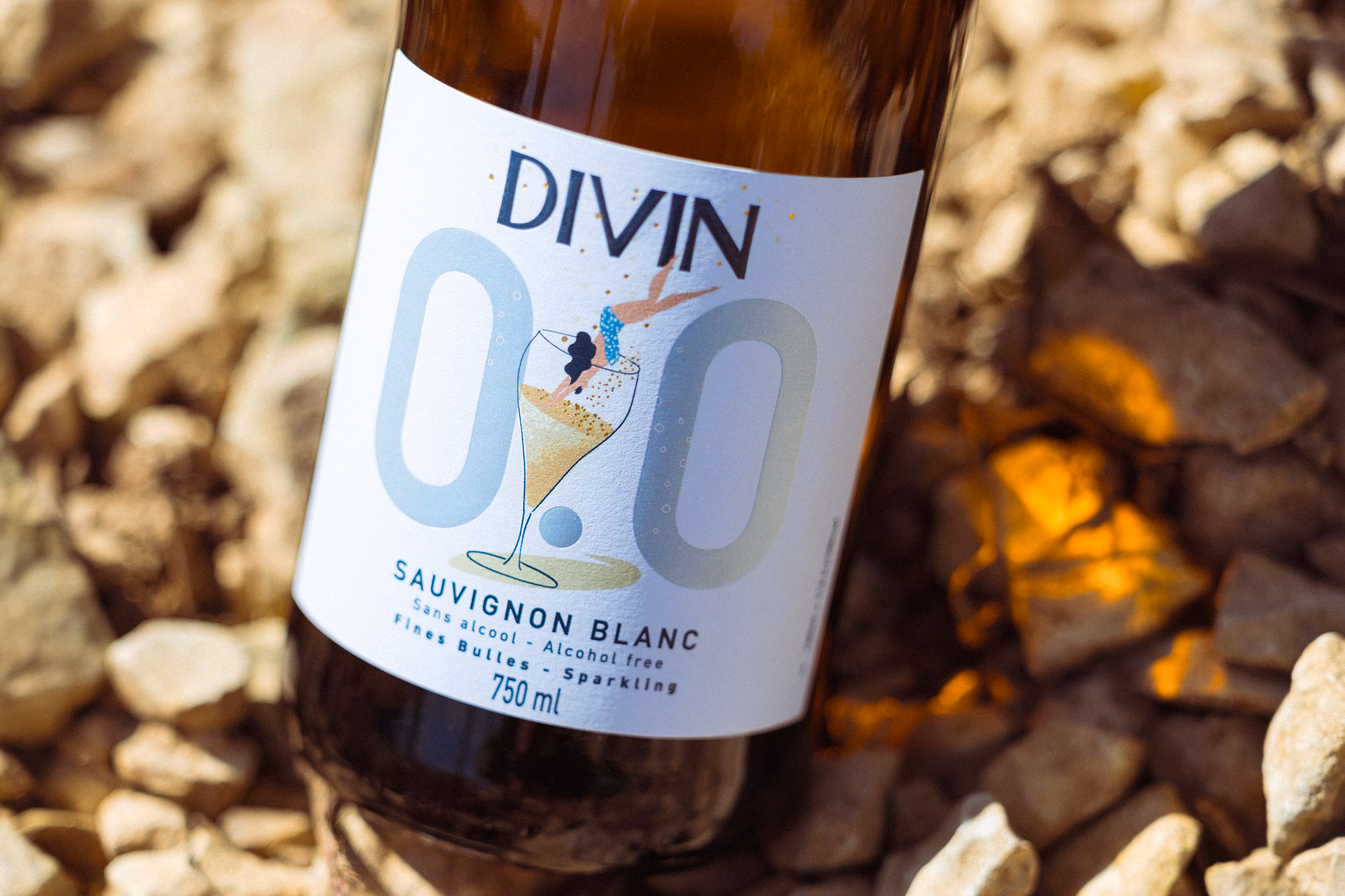 Divin 0.0 Sauvignon Blanc Sparkling - Image 3